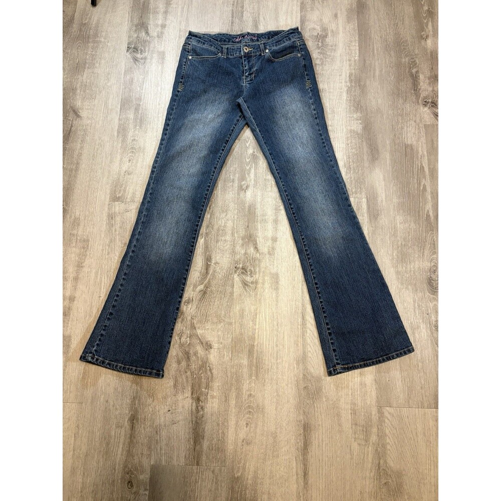 Pre-Owned CELEBRITY PINK Blue Denim Bootcut Jeans Women's Junior 7